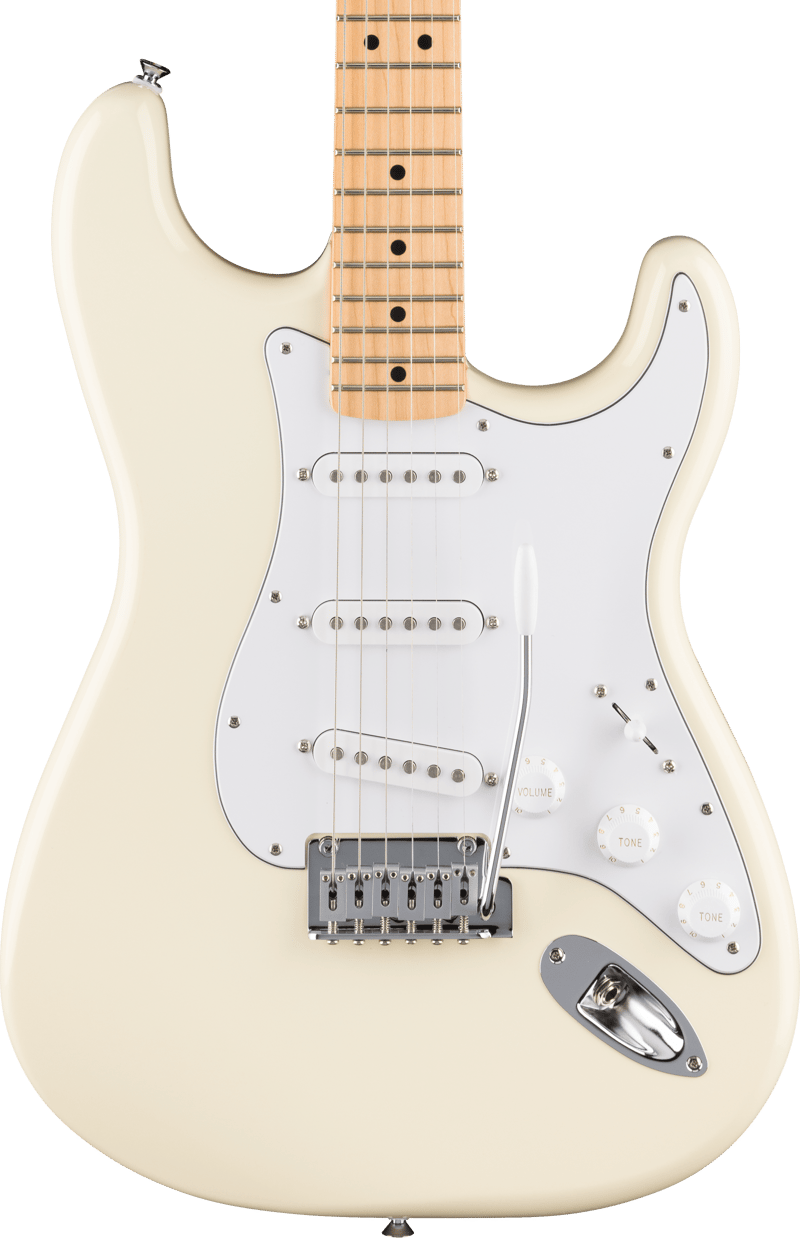 FENDER Standard Strat, Maple Fingerb, White Pickguard, Olympic White - Royal | Musiqi Alətləri mağazası