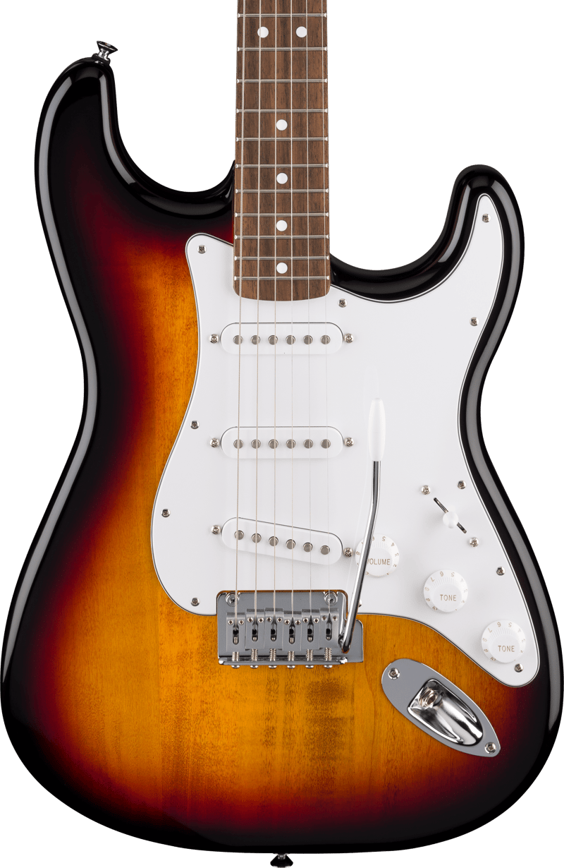 FENDER Standard Strat, Laurel Fingerb, White Pickguard, 3-Color Sunburst - Royal | Musiqi Alətləri mağazası