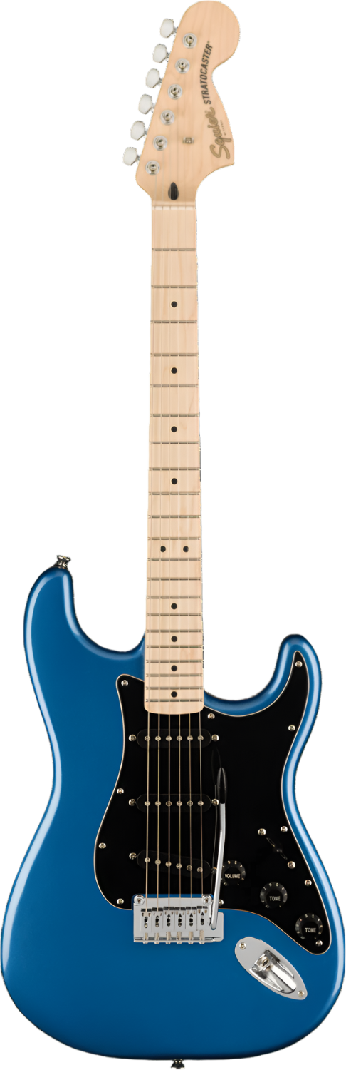 SQUIER Affinity Series Strat Maple Fing, Black Pickg, Lake Placid Blue - Royal | Musiqi Alətləri mağazası