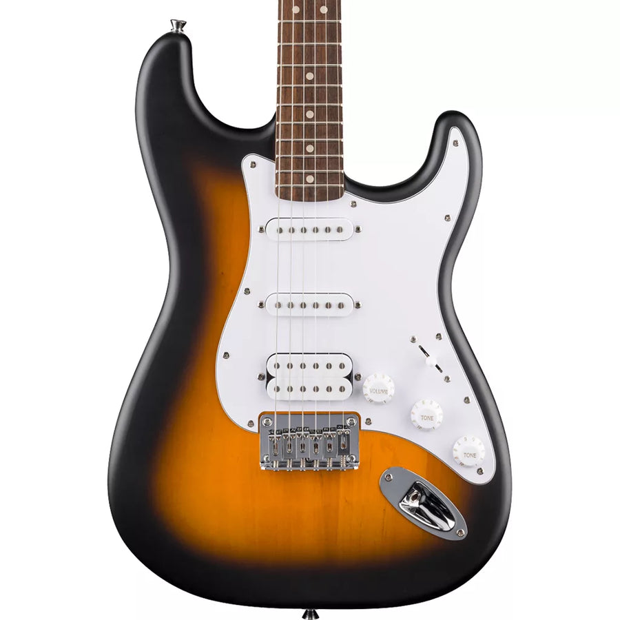 SQUIER DEBUT Strat HT HSS, Laurel Fingerboard, White Pickguard, 2-Color Sunburst - Royal | Musiqi Alətləri mağazası