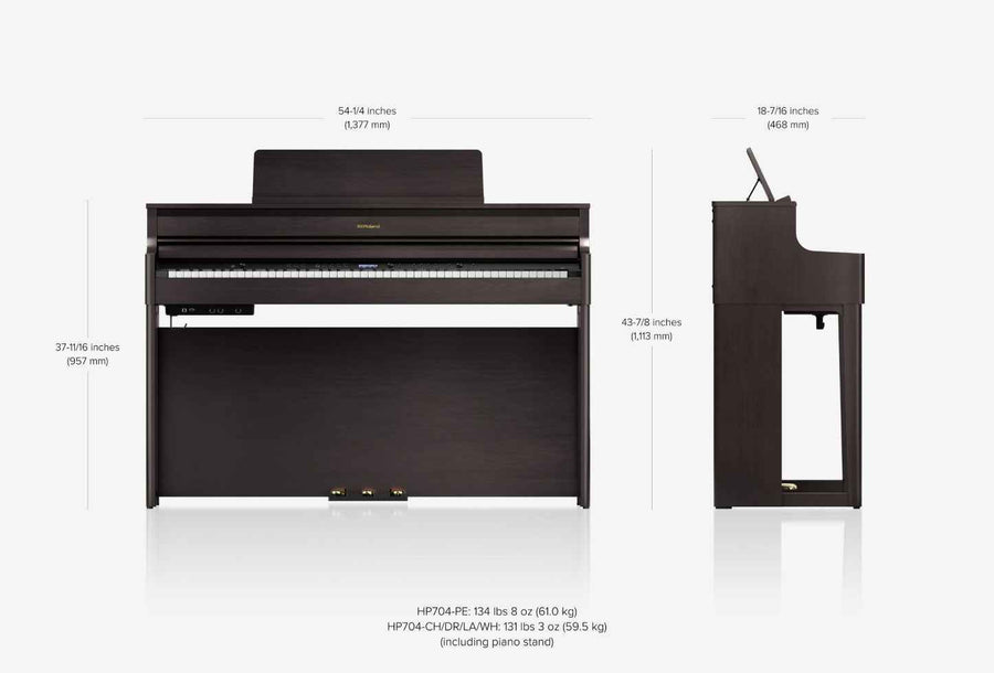 Roland HP704 - piano satışı - əlavə görünüş 8