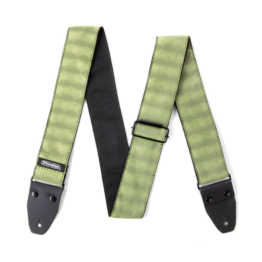 Dunlop JACQUARD HEXAGON ECHO OLIVE STRAP D6710 - Royal | Musiqi Alətləri mağazası