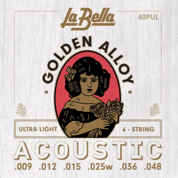 Labella 40PUL Golden Alloy – Ultra Light 9-48 - Royal | Musiqi Alətləri mağazası