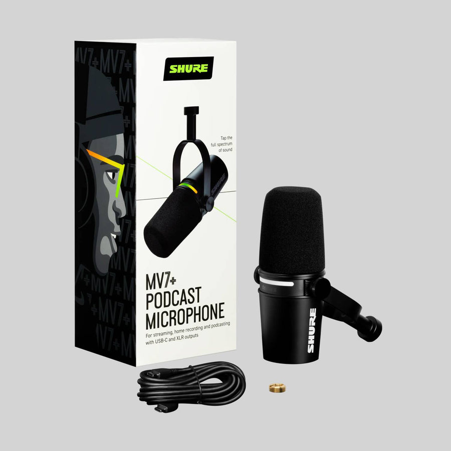 Shure MV7+ Podcast Microphone - Royal | Musiqi Alətləri mağazası