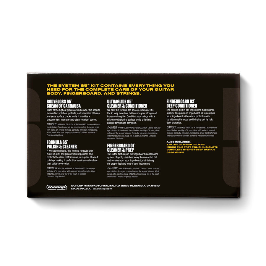 Dunlop SYSTEM 65 GUITAR MAINTENANCE KIT 6500 - Royal | Musiqi Alətləri mağazası