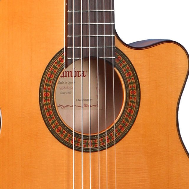 Alhambra 3 F CT E1 Nazik Korpus Elektro-Flamenko Gitara