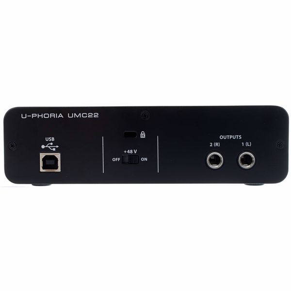 Behringer U-Phoria UMC22 Audio İnterface - Royal | Musiqi Alətləri mağazası