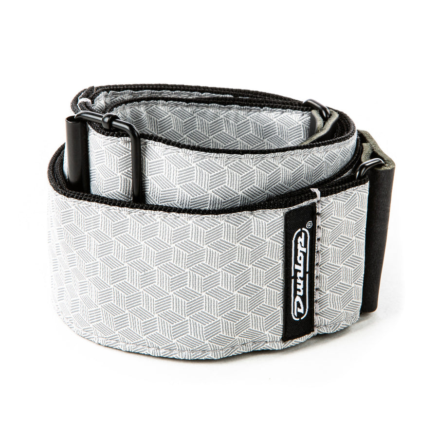 Dunlop JACQUARD CUBE HATCH LIGHT GREY STRAP D6712 - Royal | Musiqi Alətləri mağazası