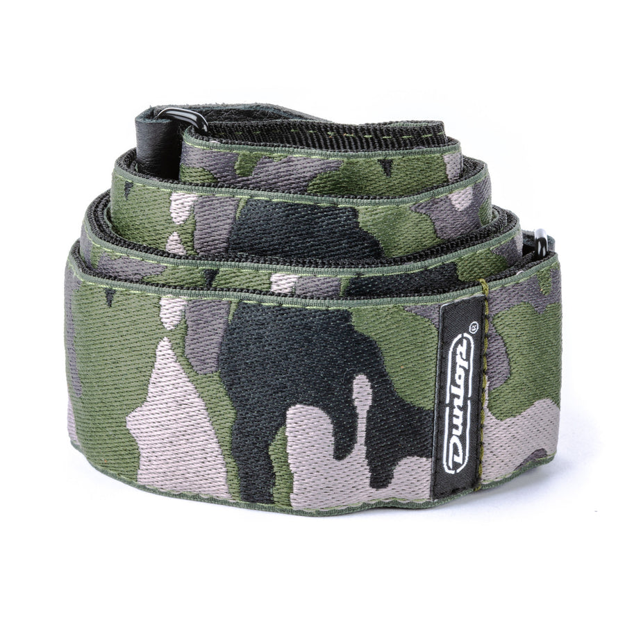 Dunlop JACQUARD RANGER GREEN STRAP D6716 - Royal | Musiqi Alətləri mağazası