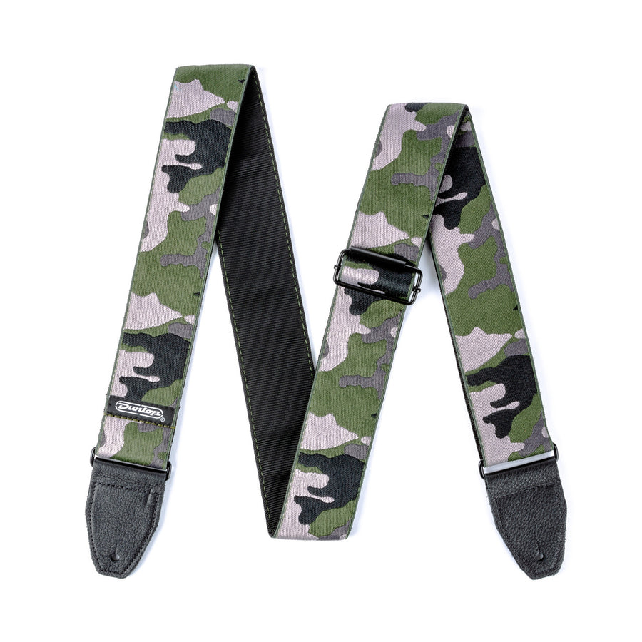 Dunlop JACQUARD RANGER GREEN STRAP D6716 - Royal | Musiqi Alətləri mağazası