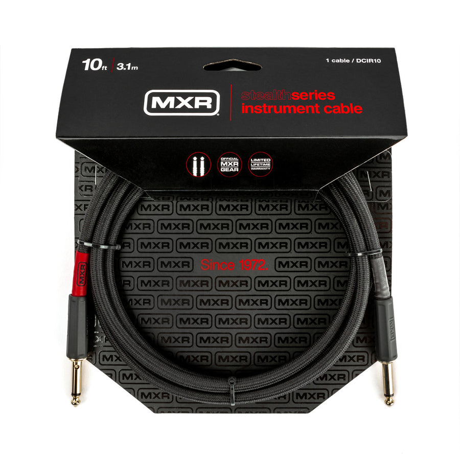 Dunlop MXR® 10 FT STEALTH SERIES INSTRUMENT CABLE DCIR10 - Royal | Musiqi Alətləri mağazası