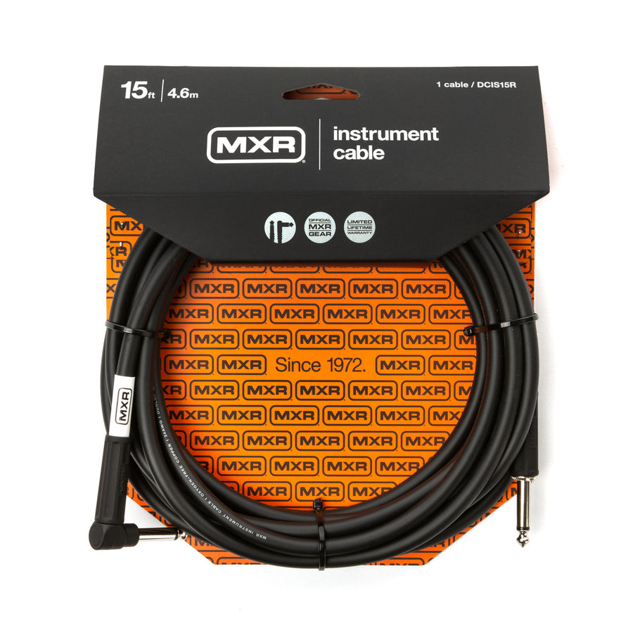 Dunlop MXR® 15 FT STANDARD INSTRUMENT CABLE - RIGHT / STRAIGHT DCIS15R - Royal | Musiqi Alətləri mağazası