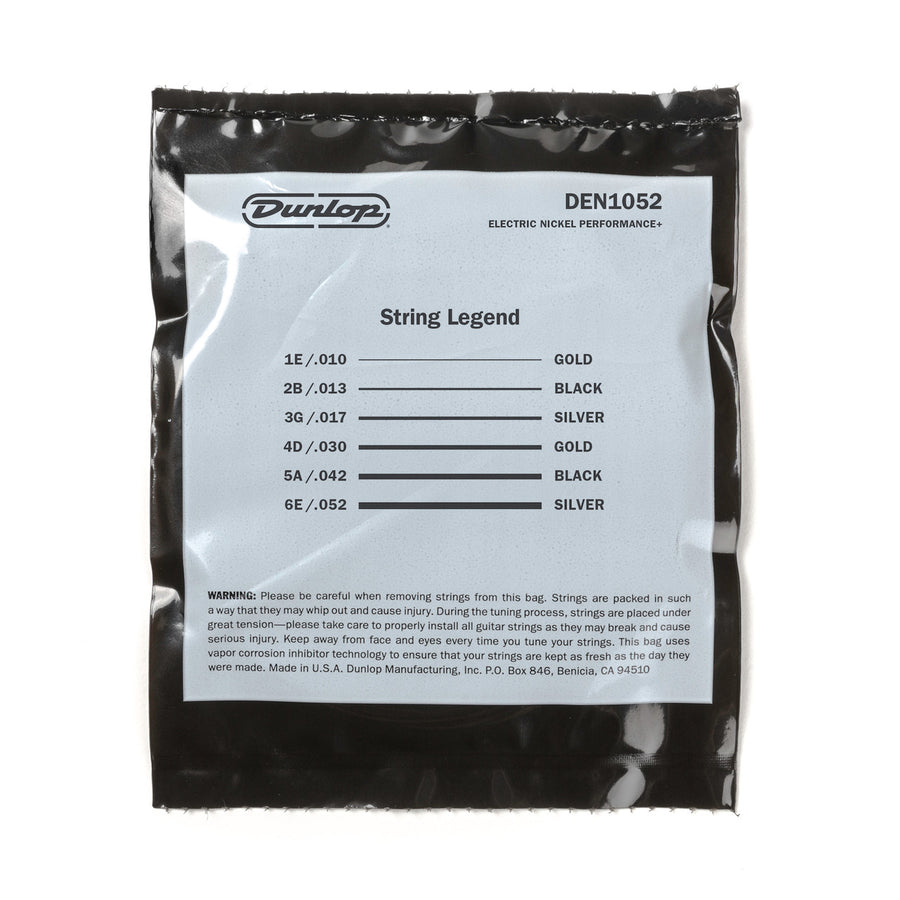 Dunlop NICKEL WOUND ELECTRIC GUITAR STRINGS 10-52 DEN1052 - Royal | Musiqi Alətləri mağazası