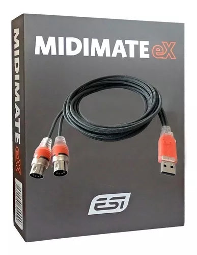 Esi MIDIMATE eX USB 2.0 MIDI Interface - Royal | Musiqi Alətləri mağazası