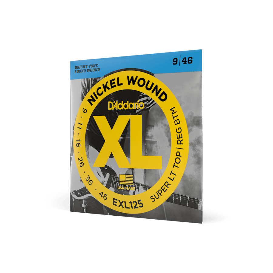 D'Addario EXL125 XL Nickel Wound 09-46 Electric Guitar Strings