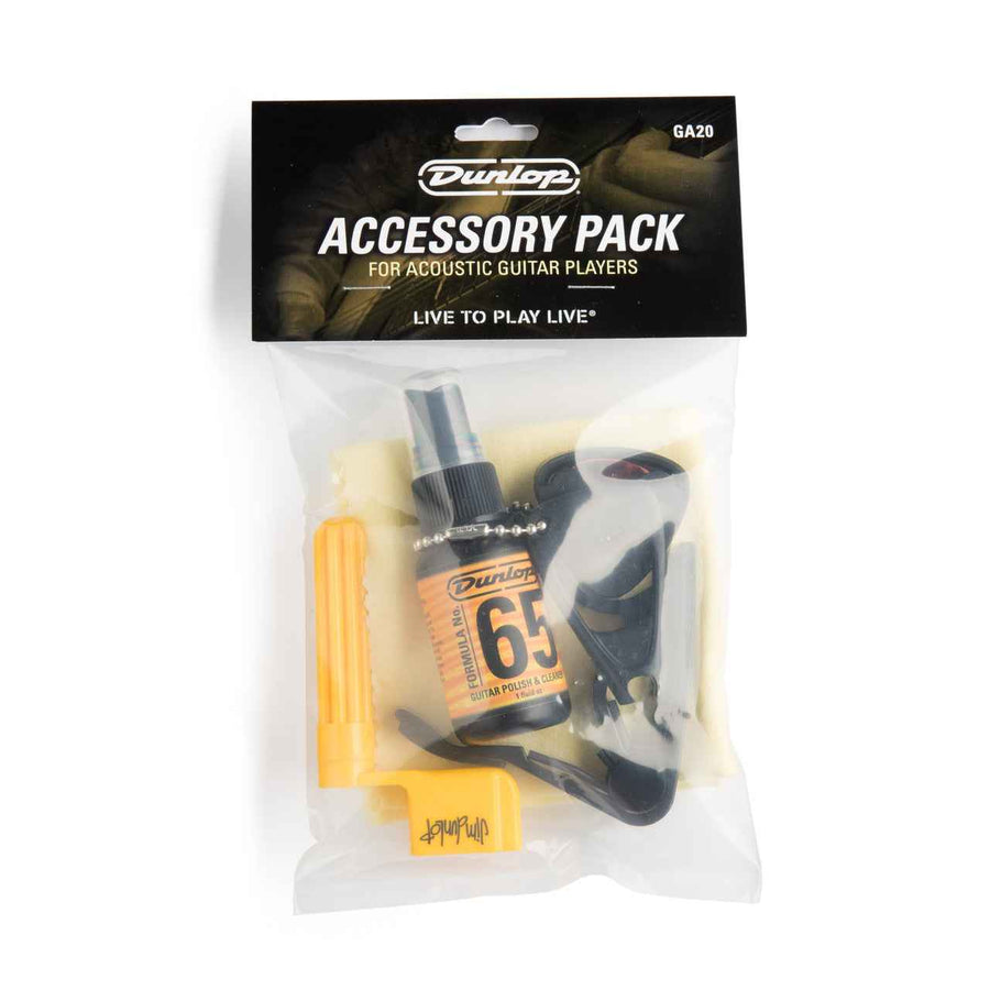 DUNLOP ACOUSTIC GUITAR ACCESSORY PACK GA20