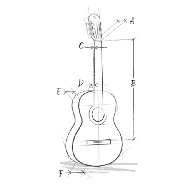 Alhambra 1 C Black Satin Klassik Gitara
