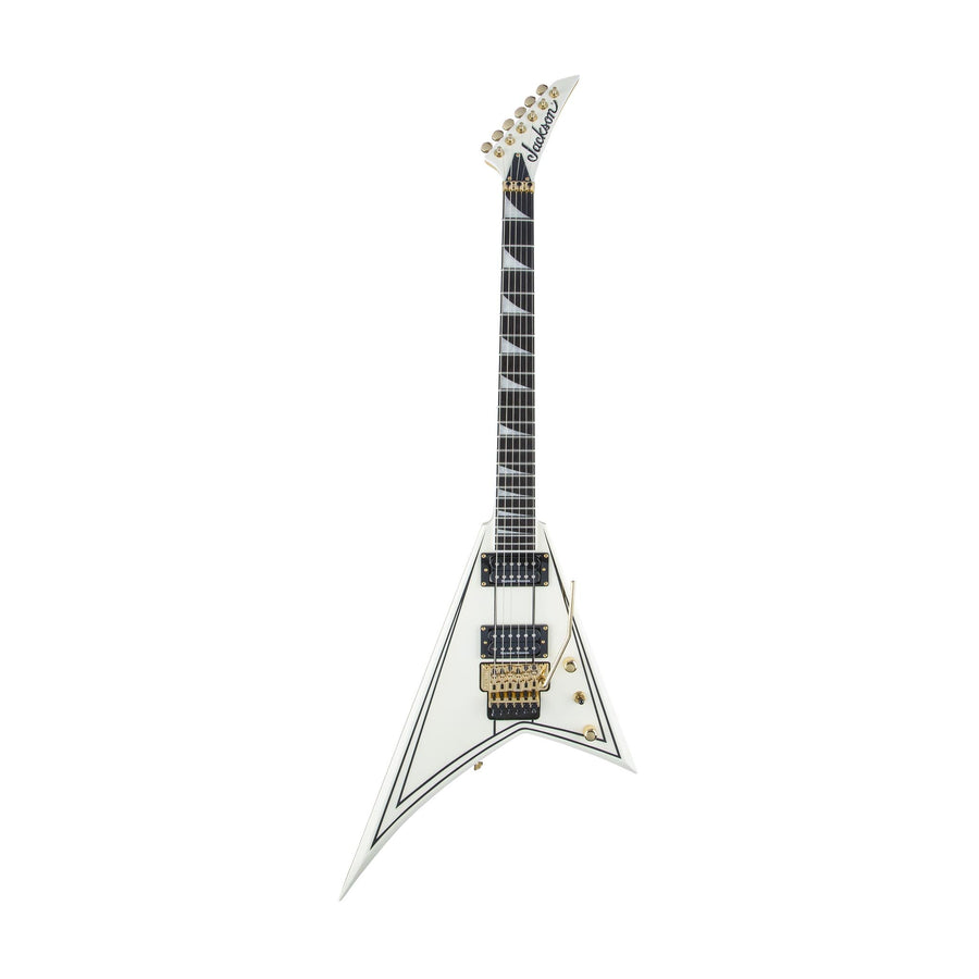 JACKSON Pro Series Rhoa RR3, Ebony Fing, Ivory with Black Pinstripes - Royal | Musiqi Alətləri mağazası