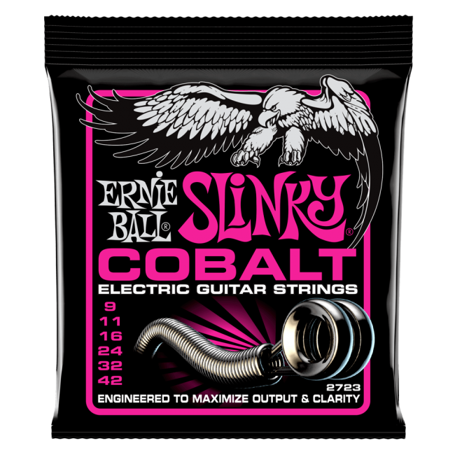 Ernie Ball Cobalt Slinky Electric Guitar Strings P02723 - Royal | Musiqi Alətləri mağazası