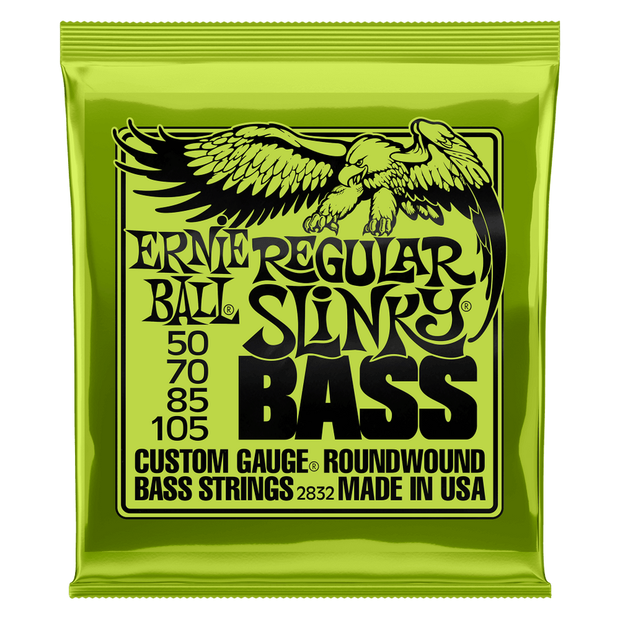 Ernie Ball - Regular Slinky Nickel Wound Electric Bass Strings 50-105 Gauge - Royal | Musiqi Alətləri mağazası