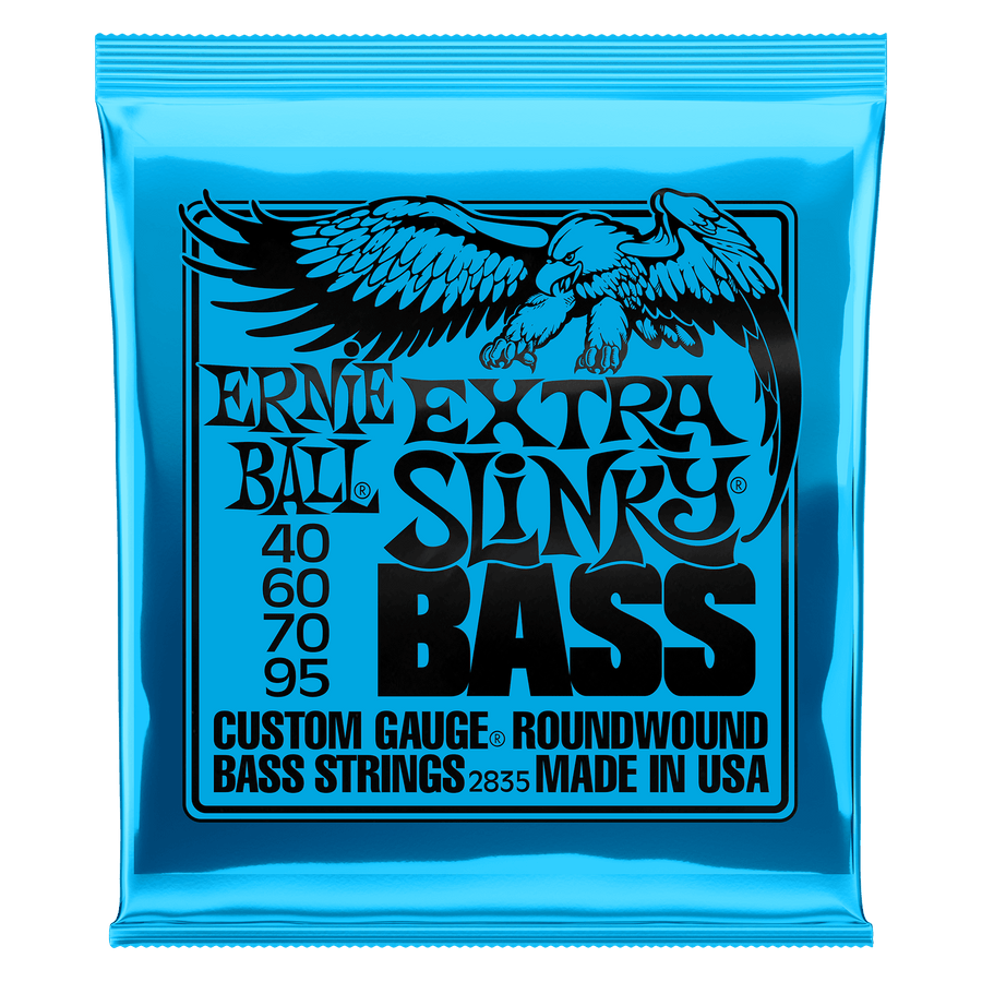 Ernie Ball | BASS 4 Strings | Nickel Wound | Extra Slinky | 40-95 - Royal | Musiqi Alətləri mağazası