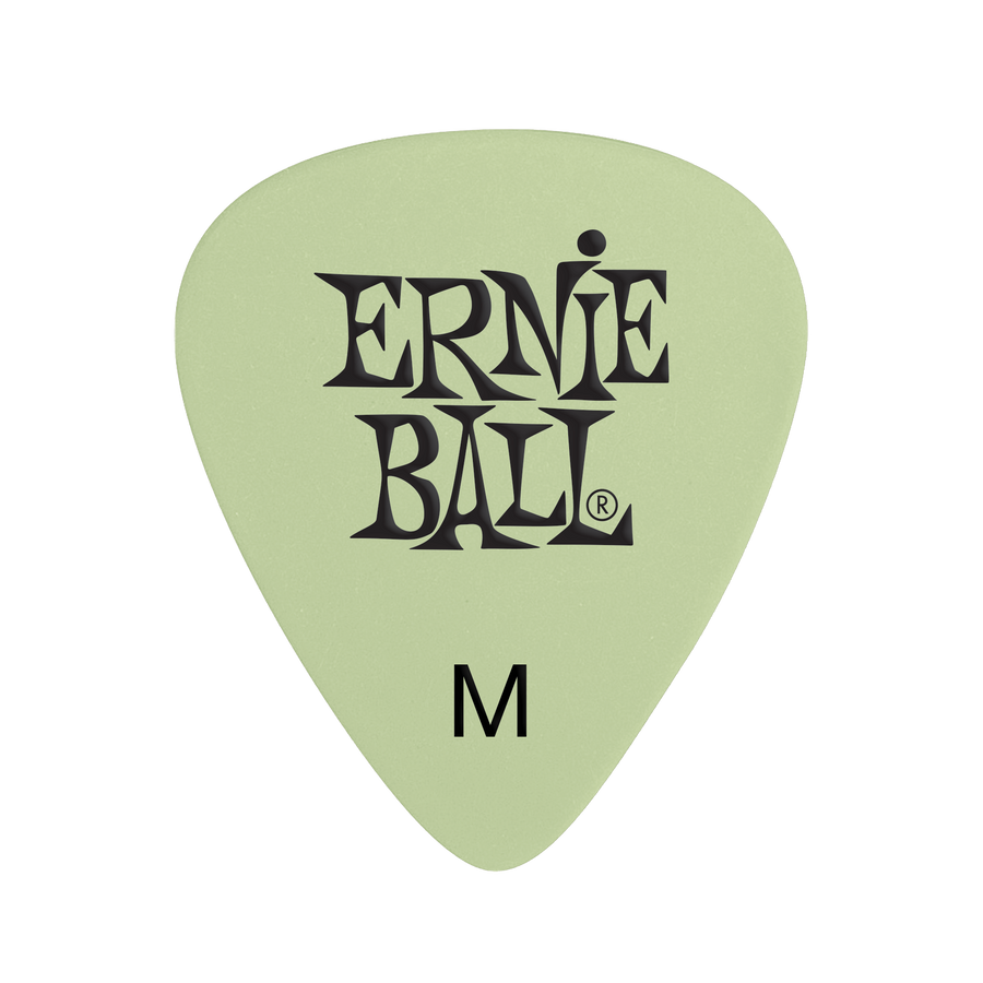 Ernie Ball P09225 Super Glow Cellulose Medium Picks, Bag of 12 - Royal | Musiqi Alətləri mağazası