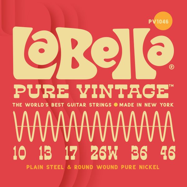 Labella PV1046 Pure Vintage™ Electric Guitar Strings 10-46 - Royal | Musiqi Alətləri mağazası