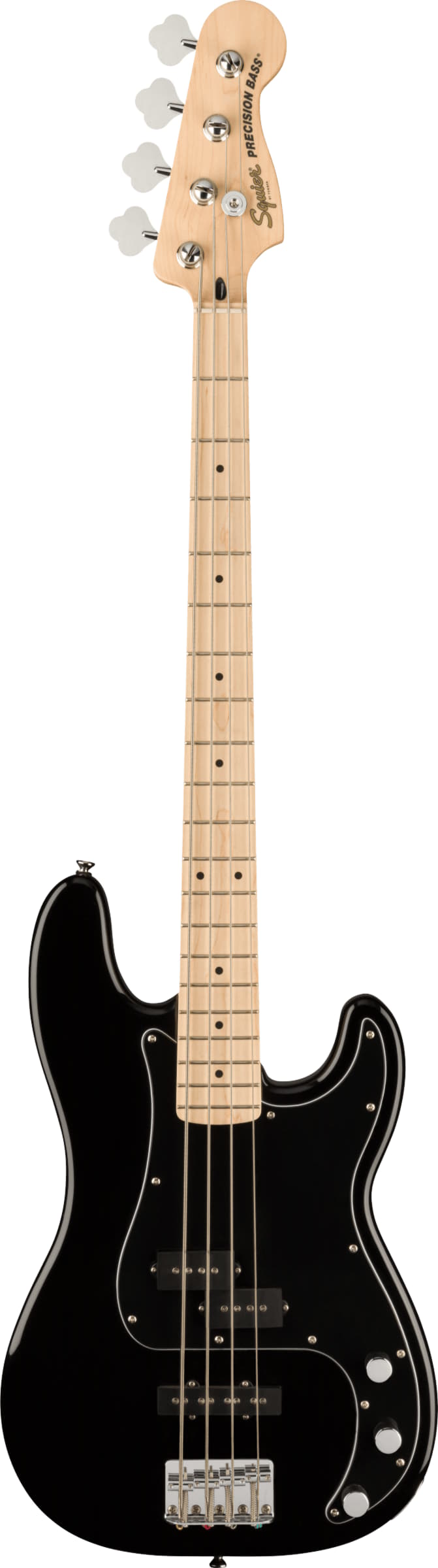 SQUIER Affinity Series Precision Bass PJ, Maple Fing, Black Pickg, Olympic White