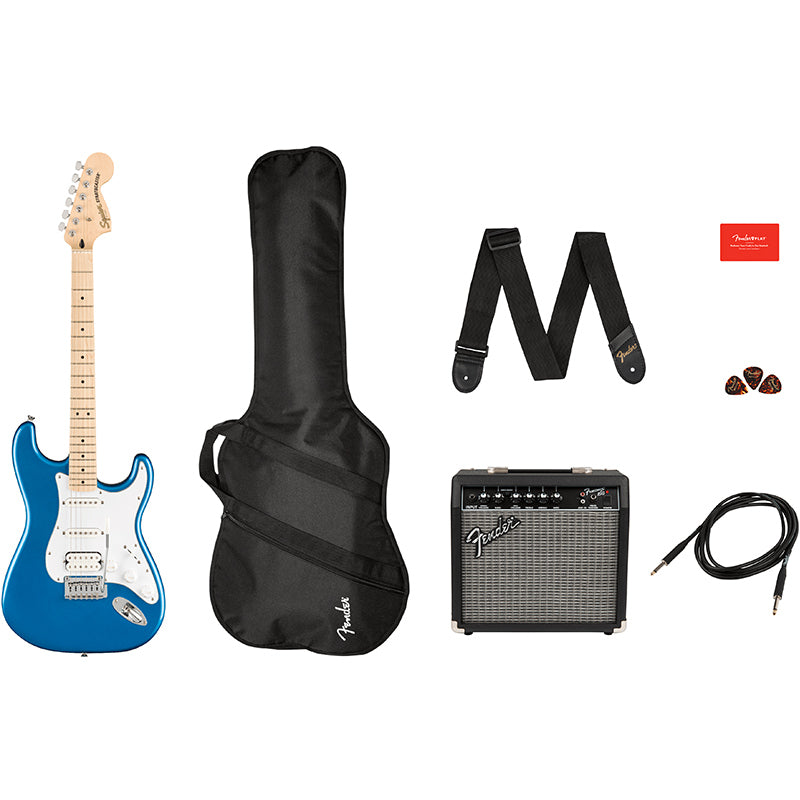 SQUIER Affinity Strat HSS Pack, Maple Fing, Lake Placid Blue - Royal | Musiqi Alətləri mağazası