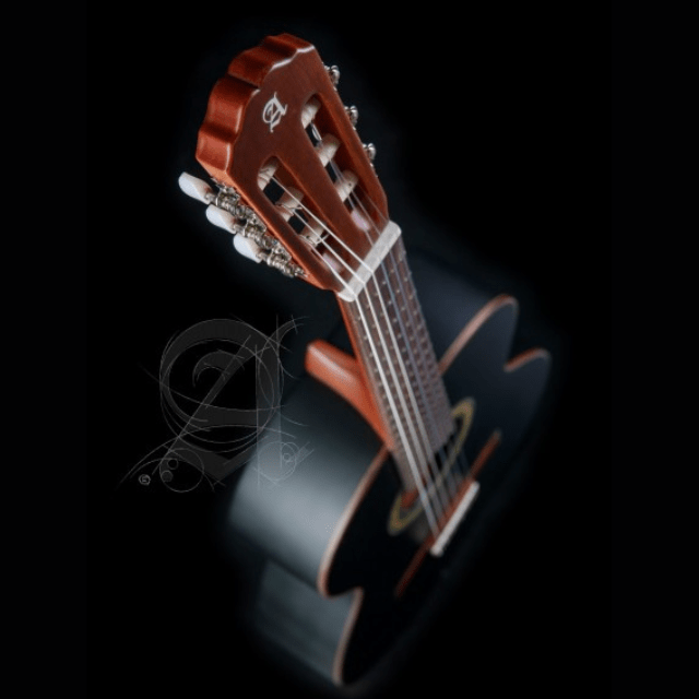 Alhambra 1 C Black Satin Klassik Gitara