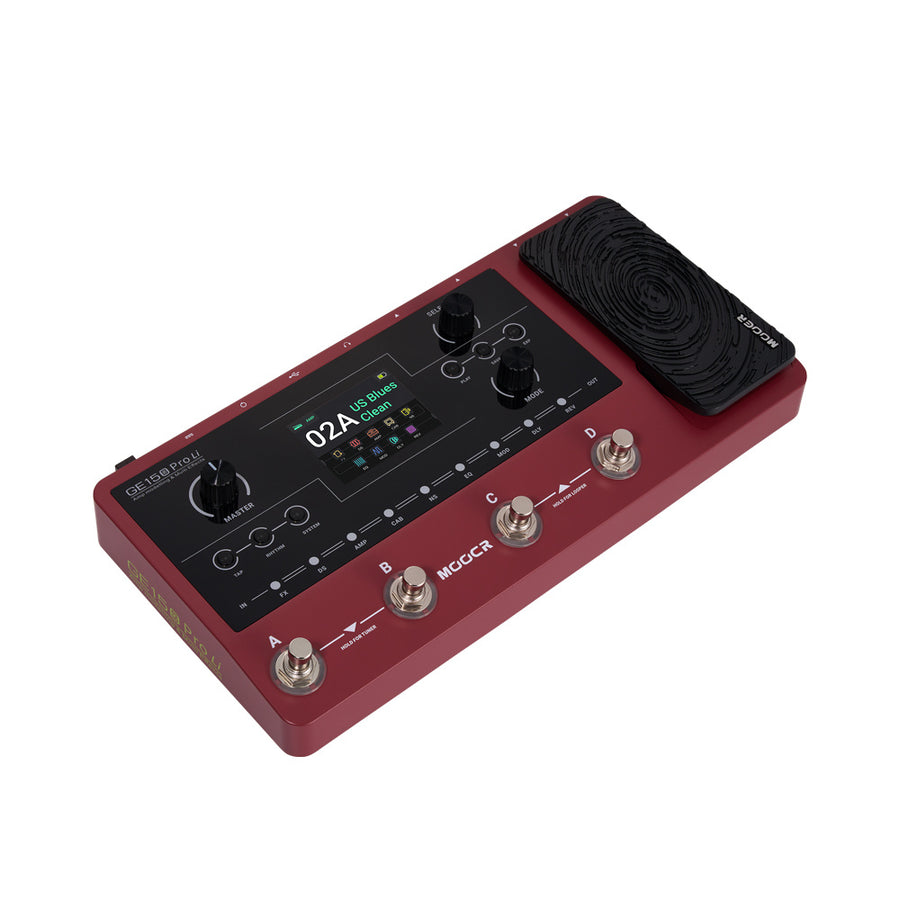 MOOER GE150 Pro Li Multi-Effect Pedal - Royal | Musiqi Alətləri mağazası