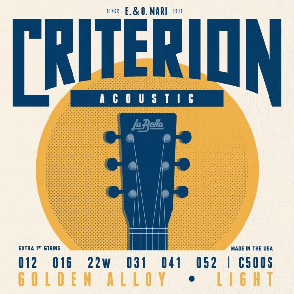 Labella C500S Criterion™ Golden Alloy – Light 12-52 - Royal | Musiqi Alətləri mağazası