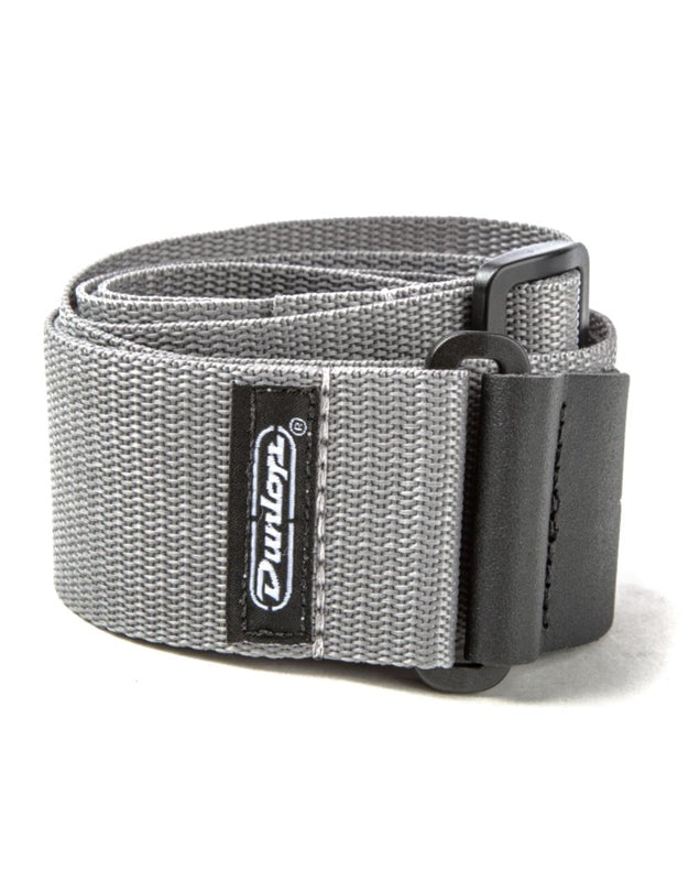 DUNLOP D0701GY Poly Strap Gray Electric Guitar & Bass Belt - Royal | Musiqi Alətləri mağazası