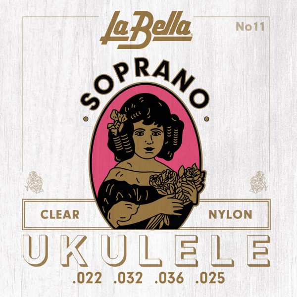 Labella 11 Soprano Ukulele, Clear Nylon - Royal | Musiqi Alətləri mağazası