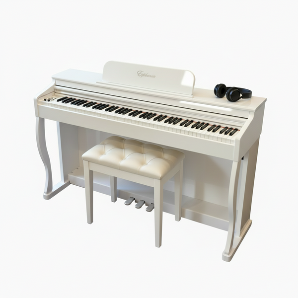 Euphonia SY-8801 Ağ Parlaq - Royal | Musiqi Alətləri mağazası