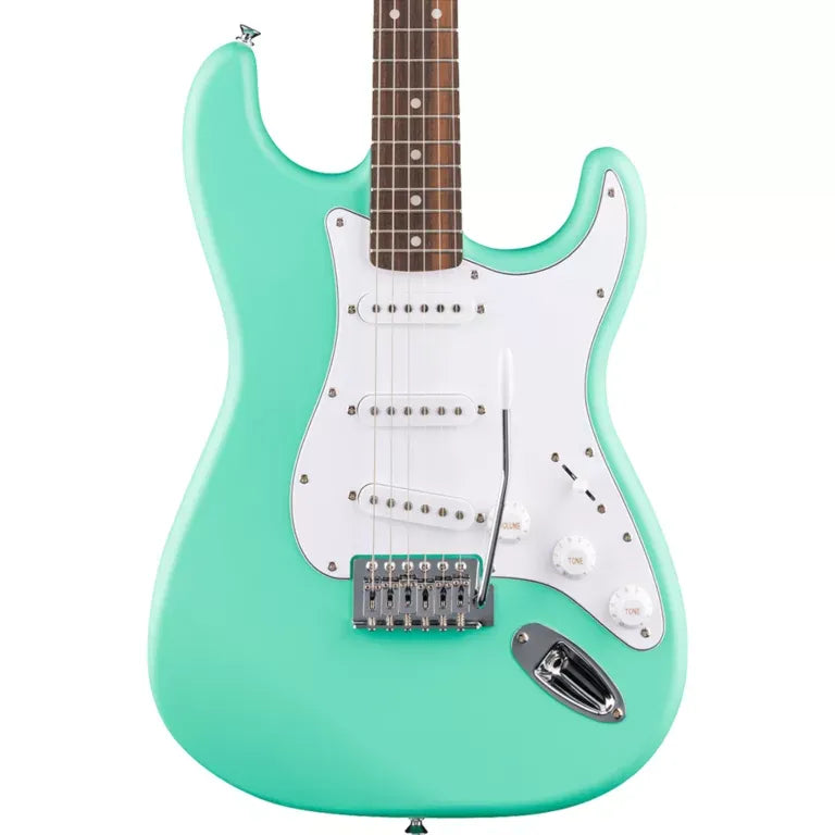 SQUIER DEBUT Strat, Laurel Fingerboard, White Pickguard, Sea Foam Green - Royal | Musiqi Alətləri mağazası