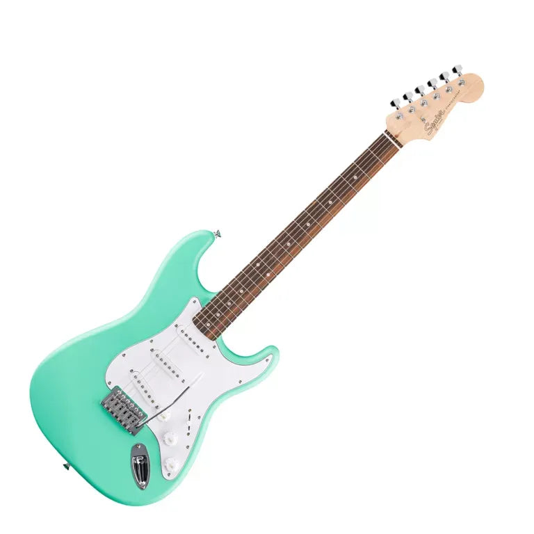 SQUIER DEBUT Strat, Laurel Fingerboard, White Pickguard, Sea Foam Green - Royal | Musiqi Alətləri mağazası