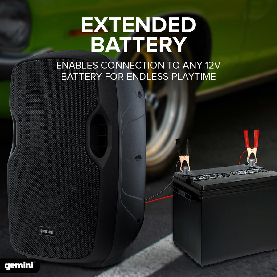 Gemini AS-08TOGO 8" Portativ Bluetooth Dinamik, Batareya ilə
