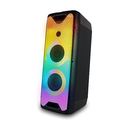 Gemini GLS-550 Portable Bluetooth Party Speaker 800W Dual Woofers LED