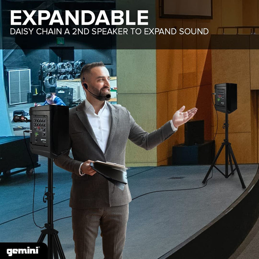 Gemini GMU-HSL100 Professional UHF Wireless Microphone System