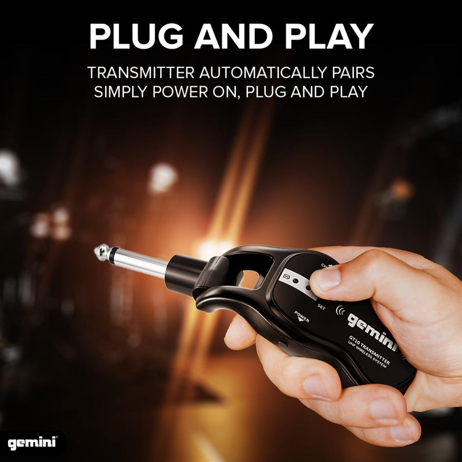 Gemini GMU-G100 Rechargeable UHF Wireless Guitar System Sale price