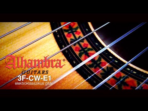 Alhambra 3 F CW E1 Elektro-Flamenko Gitara video təqdimat