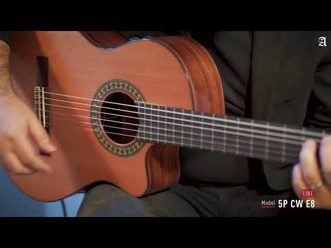 Alhambra 5 P CW E8 Elektro-Klassik Gitara video təqdimat