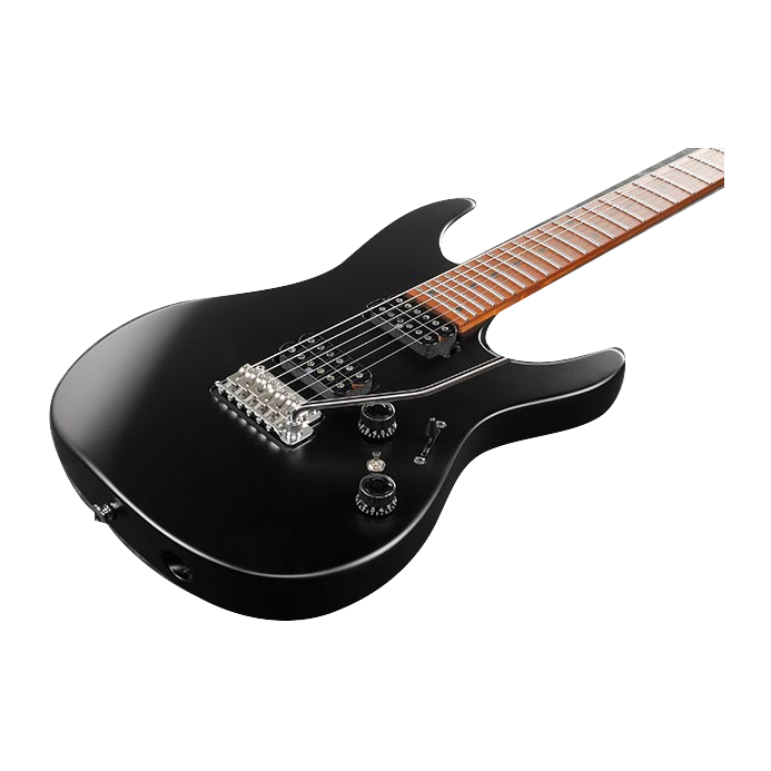 Ibanez AZ2402-BKF Prestige — Black Flat elektro gitara — əlavə görünüş 1