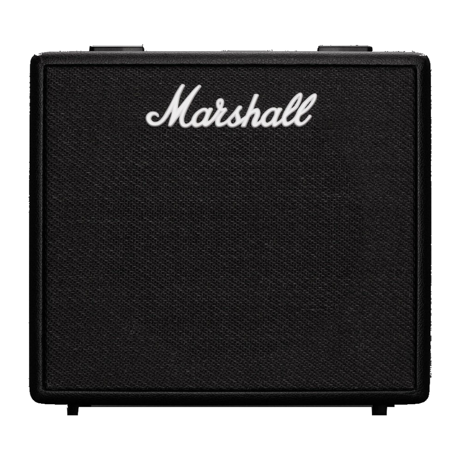 Marshall CODE 25 — 25 Vt modelləşdirməli gitara kombosu — əsas görünüş