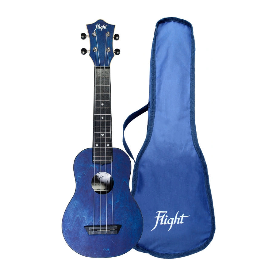 Flight TUS-35 DB — Deep Blue soprano ukulele — əsas görünüş