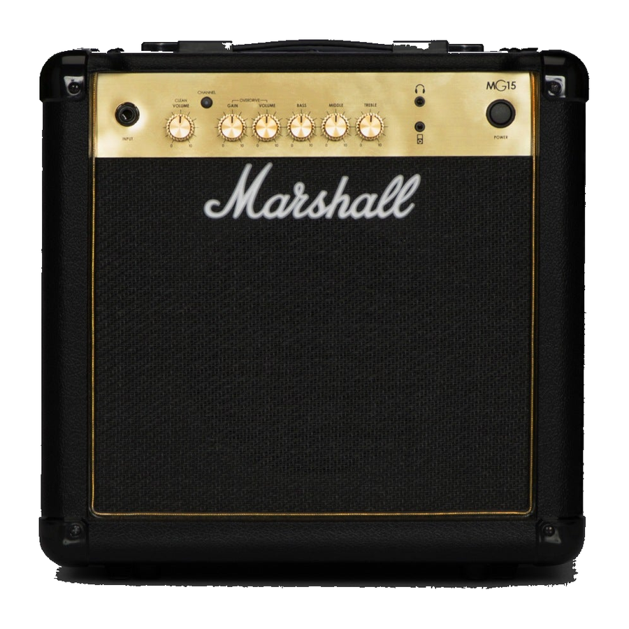 Marshall MG15G — 15 Vt gitara kombosu — əsas görünüş
