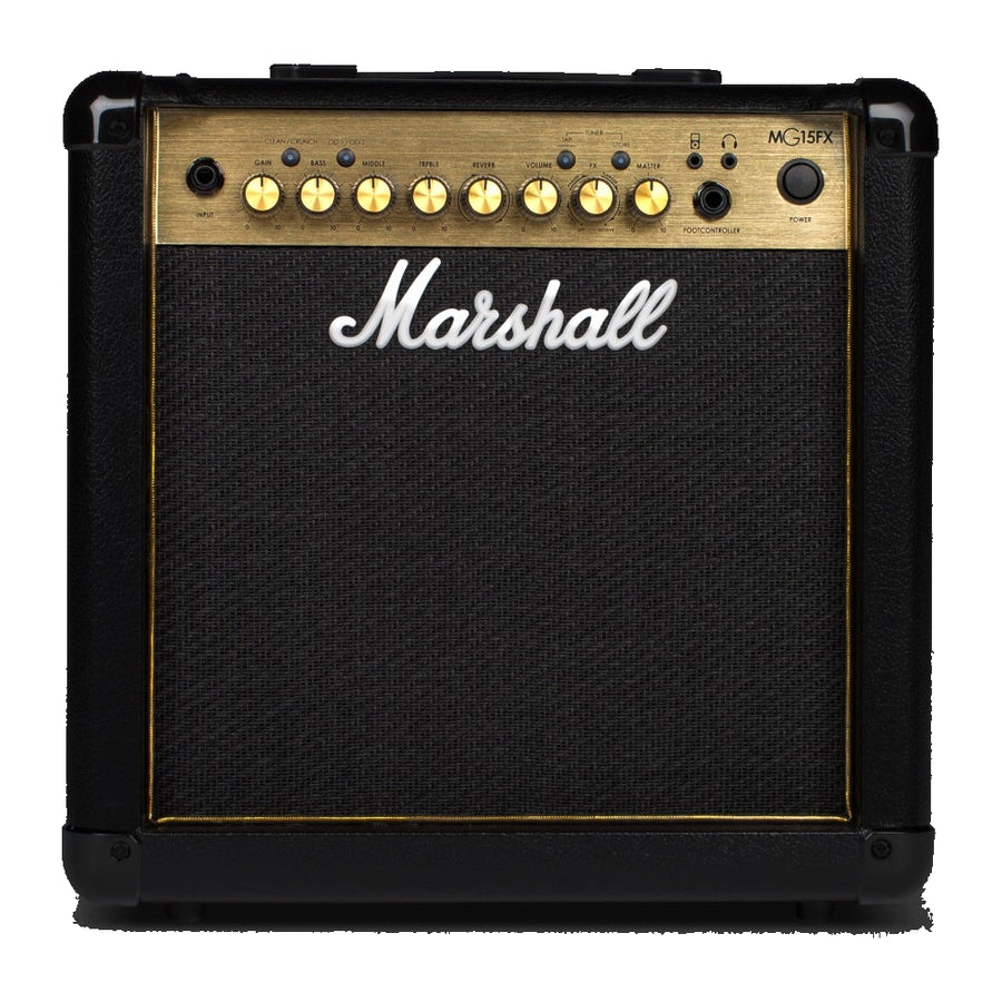 Marshall MG15GFX — 15 Vt gitara kombosu — əsas görünüş