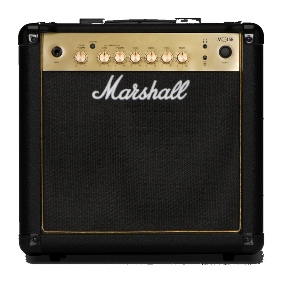 Marshall MG15GR — 15 Vt gitara kombosu — əsas görünüş