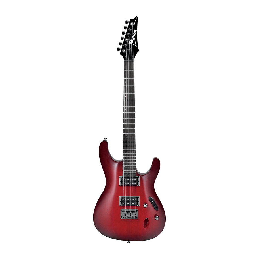 Ibanez S521-BBS — Blackberry Sunburst elektro gitara — əsas görünüş